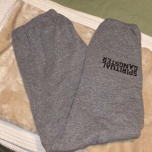 Spiritual Gangster Heather Gray Joggers